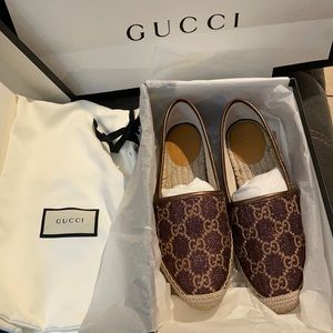 Gucci Espadrilles 37.5 NWT